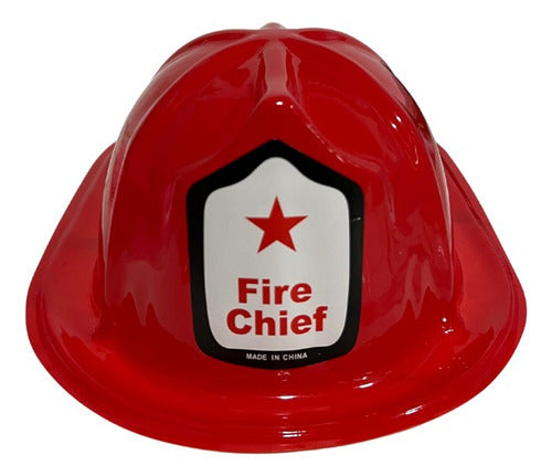 Disfraz De Bombero Para Niño Con Casco