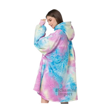 Maxi Polerones Felpa Capucha Manta Polar Bata Frazada