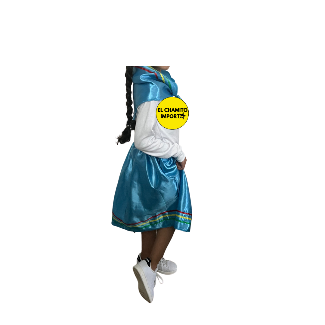 Traje Nortino Niña Baile / Fiestas Patrias