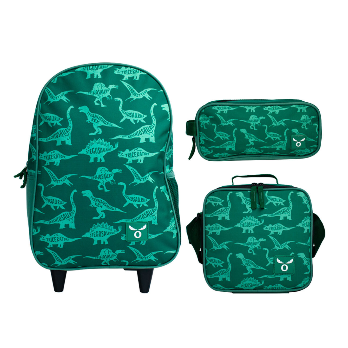 Pack Mochila Escolar Con Ruedas + Lonchera +estuche/moose