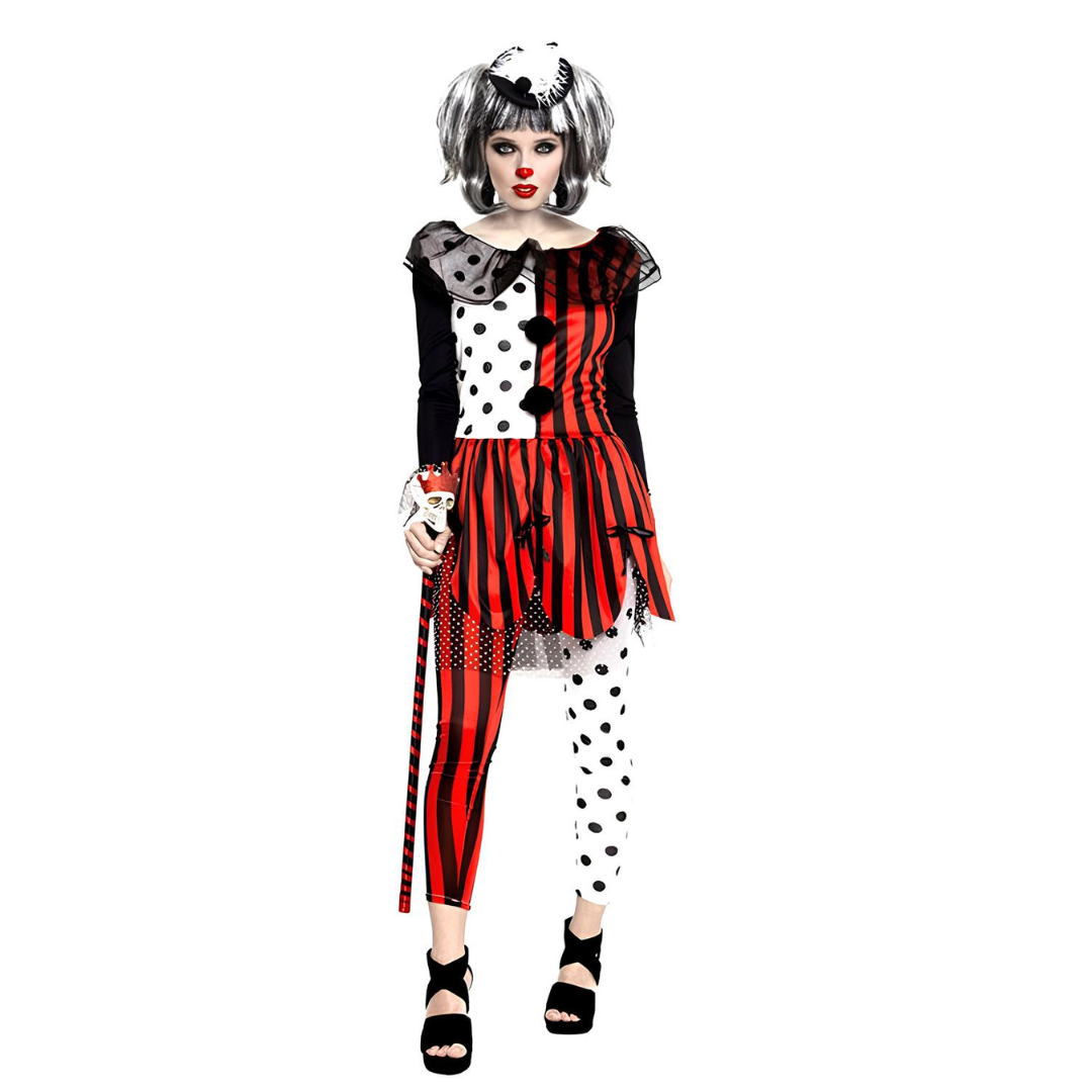 Payasa Asesina Terror Halloween Mujer