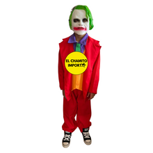 Disfraz Payaso Joker Guason Niño Halloween