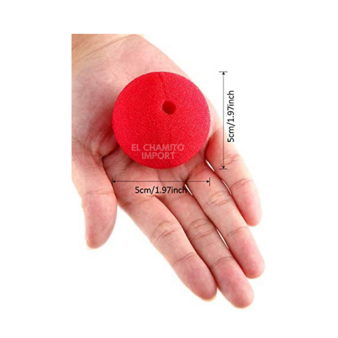 Nariz De Payaso Rojo