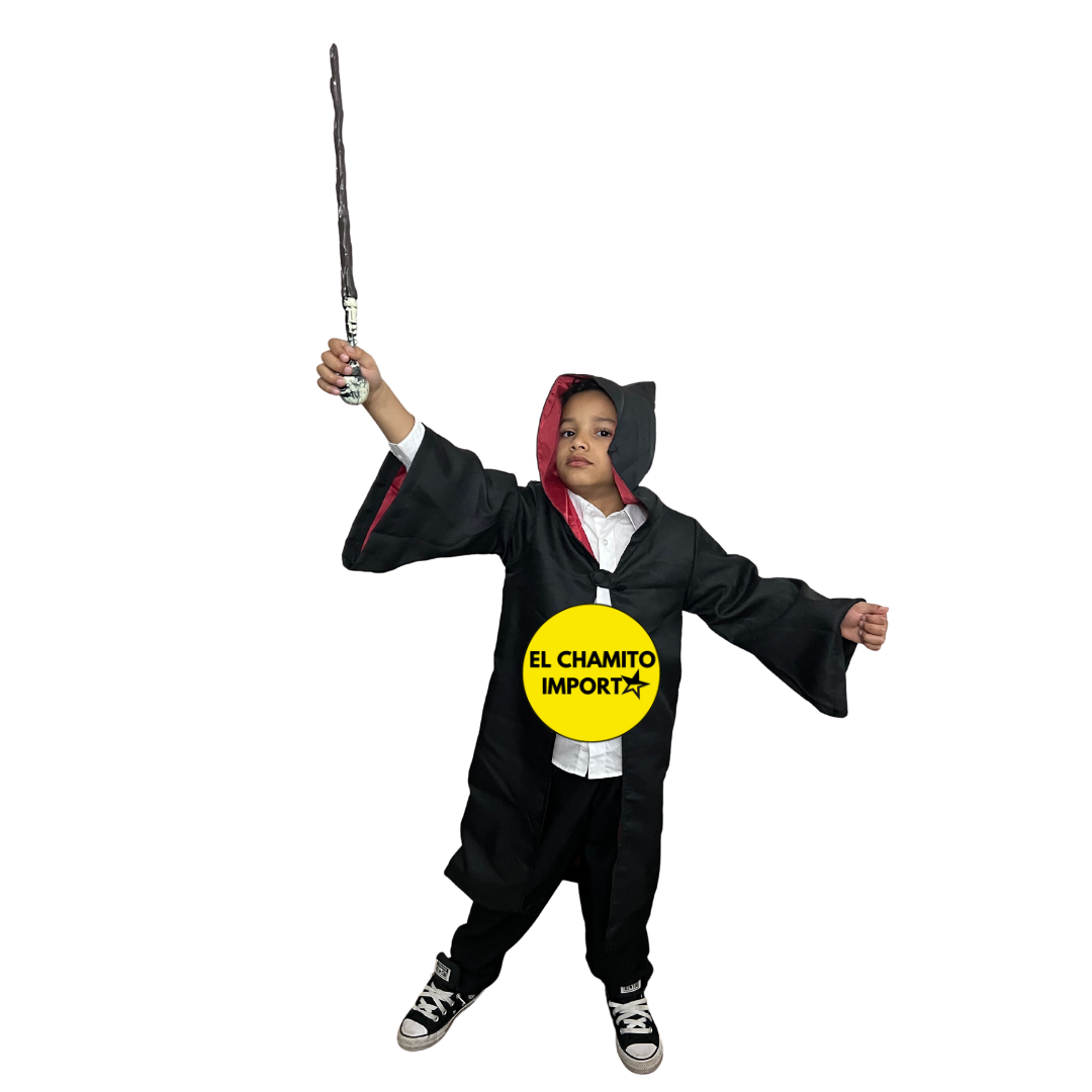 Capa Aprendiz De Mago Hechicero Niño Halloween