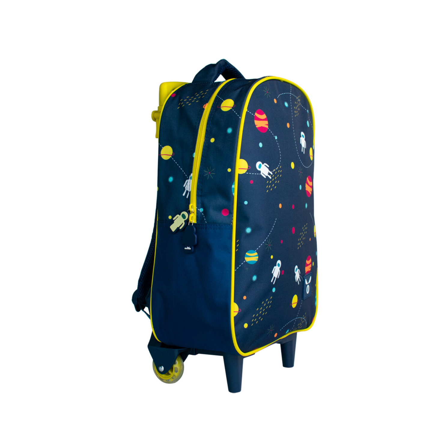 Pack Mochila Escolar Con Ruedas + Lonchera +estuche/moose