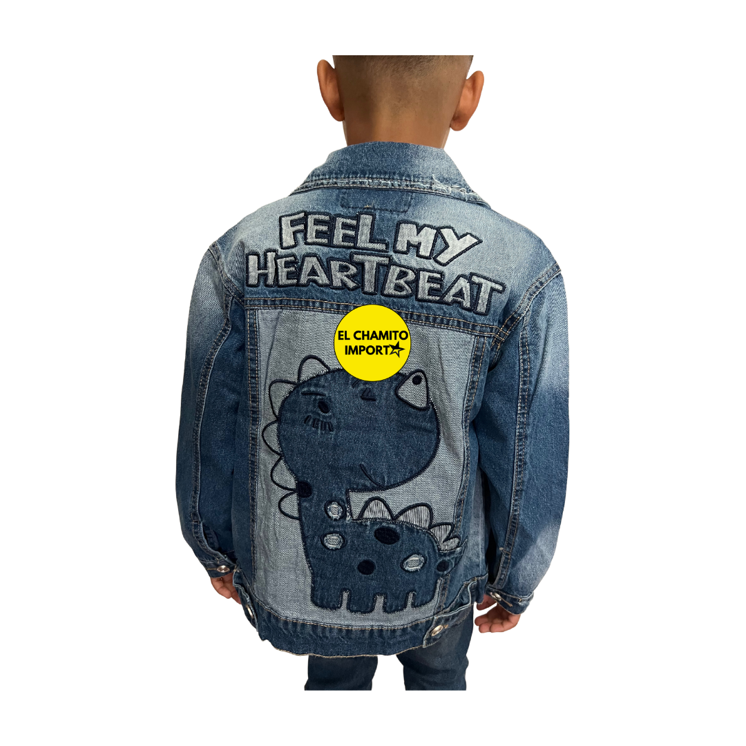 Chaqueta De Jeans Mezclilla Para Niños