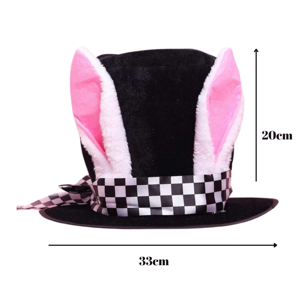 Sombrero Copa Disfraz Conejo Alicia País
