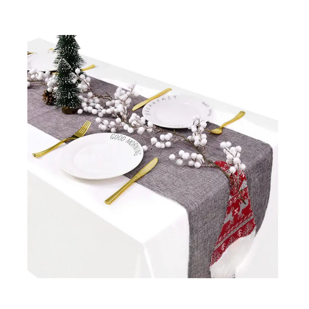 Mantel Camino De Mesa Navideño