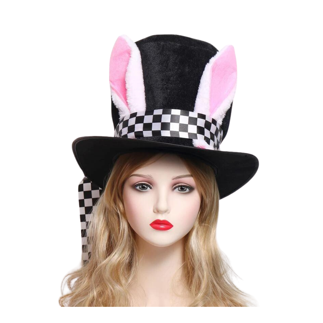 Sombrero Copa Disfraz Conejo Alicia País