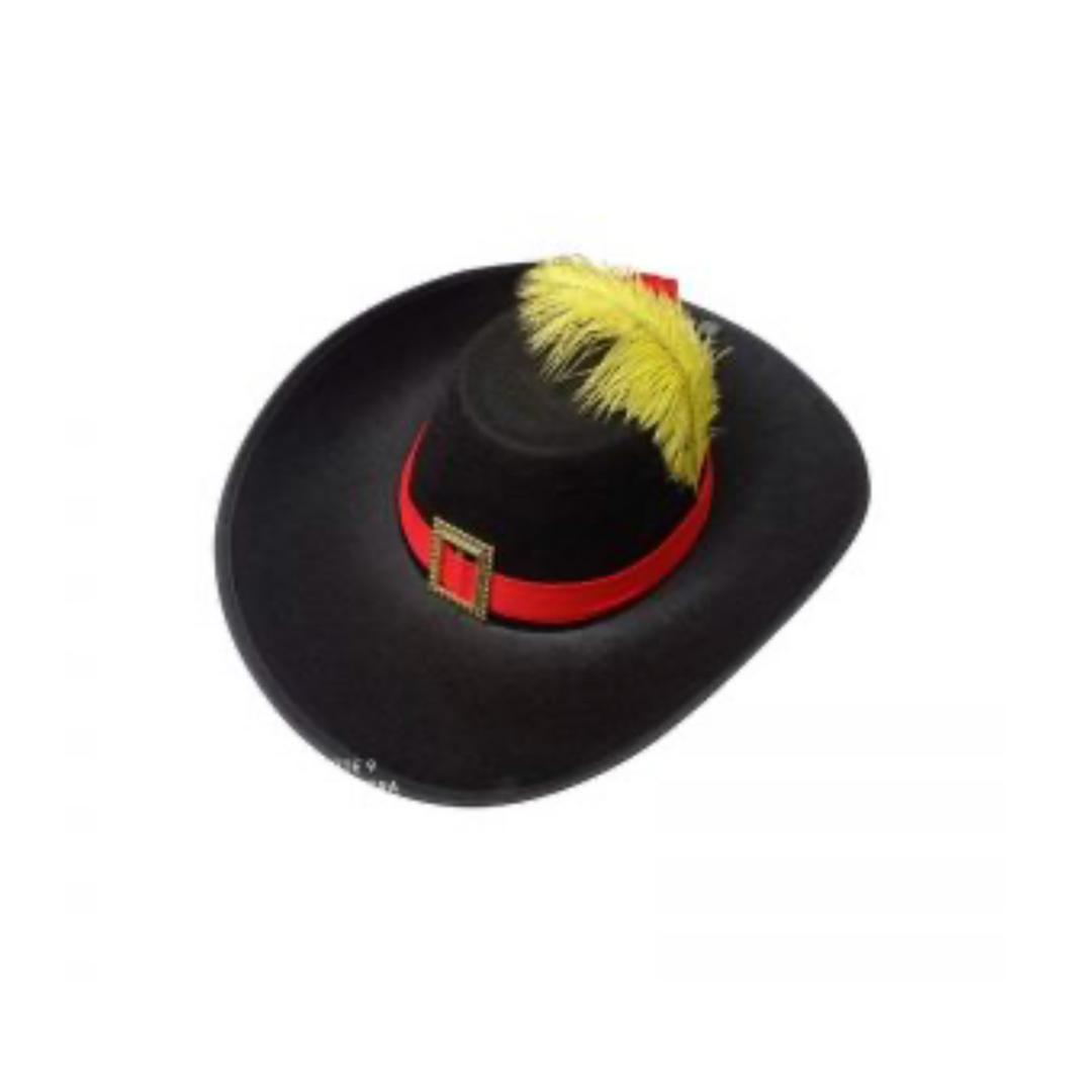 Disfraz De Mosquetero Capa + Sombrero Adulto