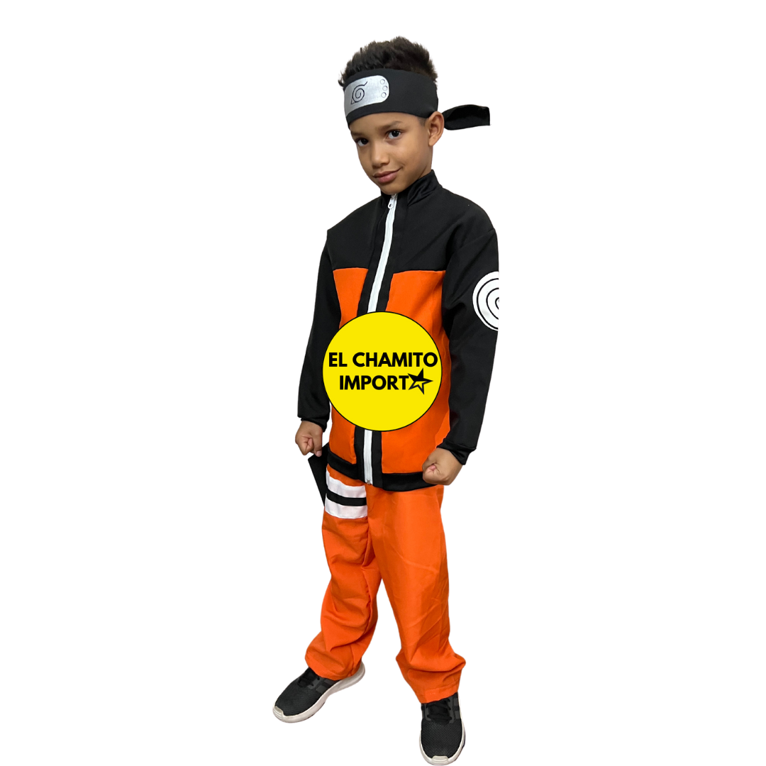 Disfraz Traje Naranjo Naruto