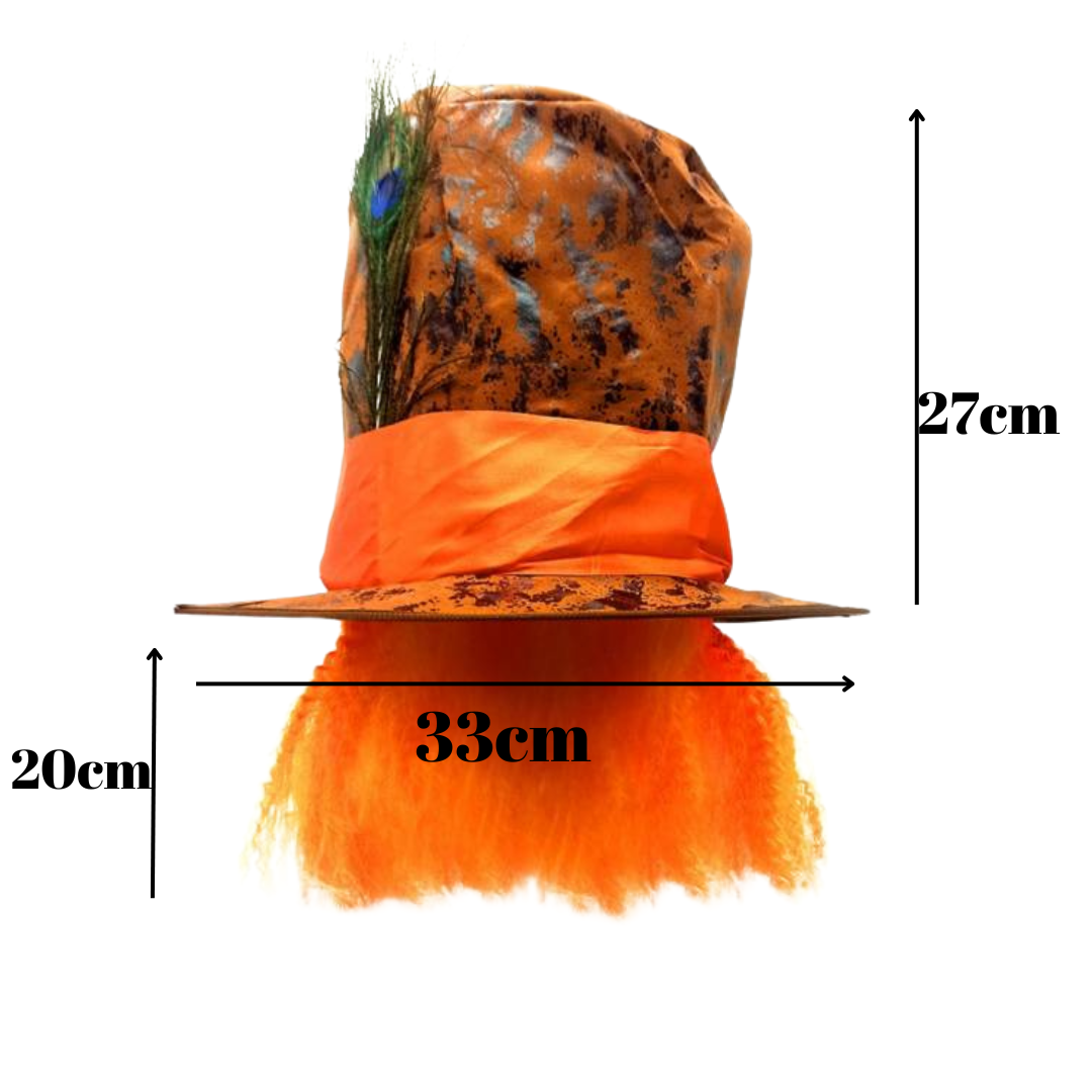 Gorro Cosplay Sombrerero Loco Alicia País De Las Maravillas