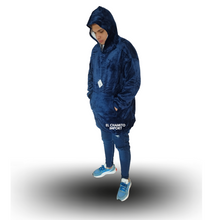 Maxi Poleron Sherpa Bata Manta Capucha. Frazada Invierno