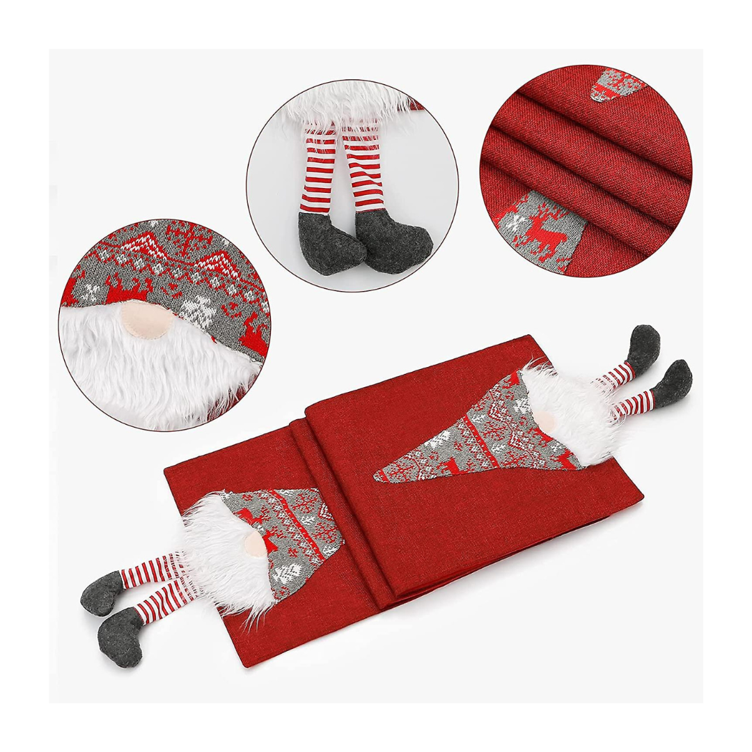 Mantel Camino De Mesa Navideño