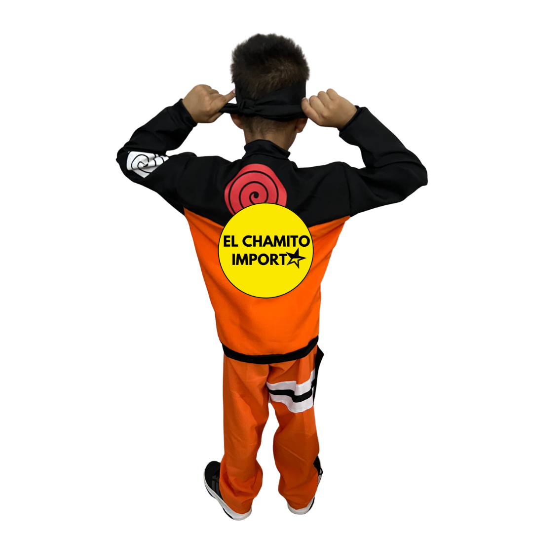 Disfraz Traje Naranjo Naruto