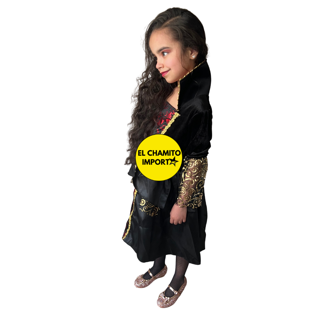 Disfraz Halloween Princesa Vampira Niña