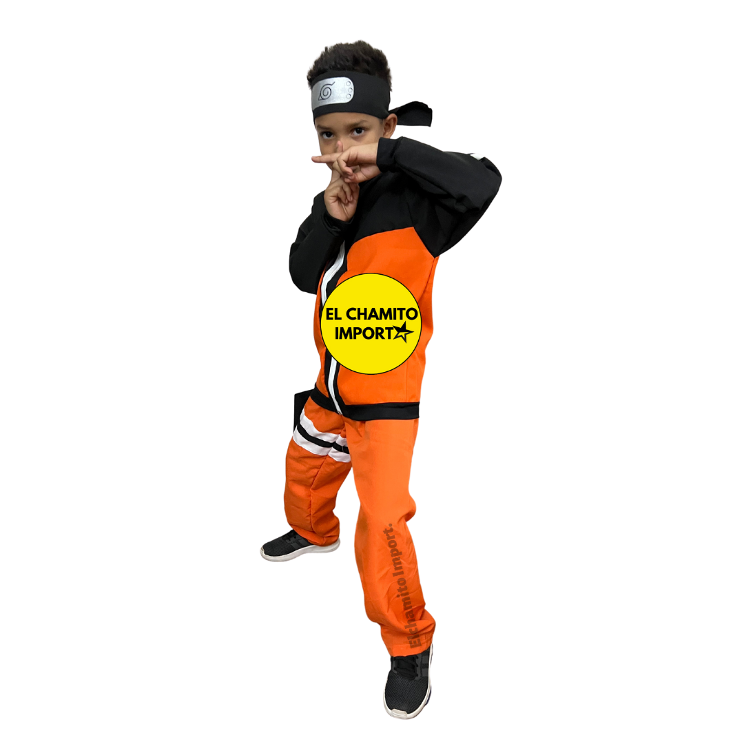 Disfraz Traje Naranjo Naruto