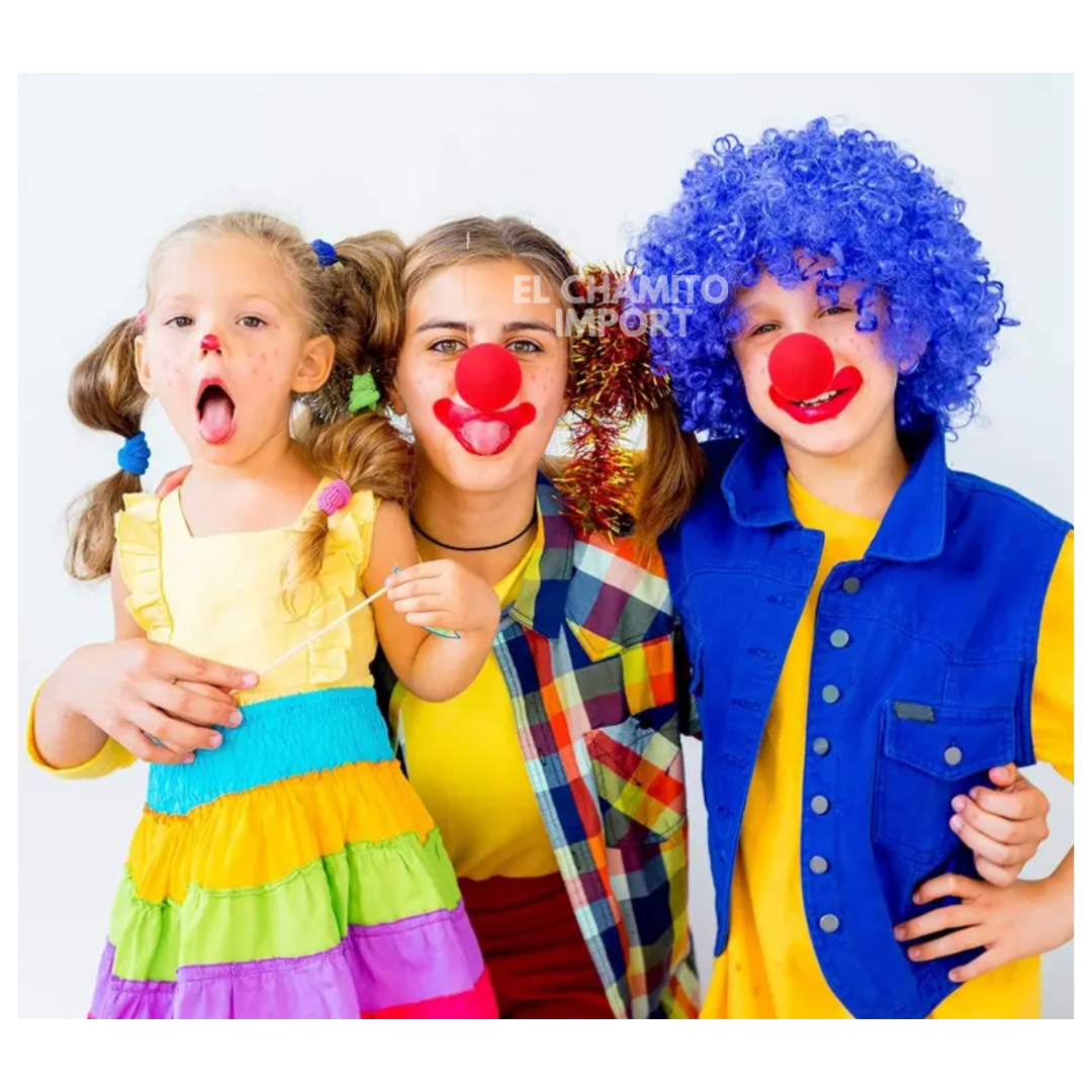 Nariz De Payaso Rojo