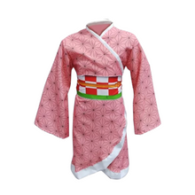 Disfraz Nezuko Kamado  Kimono + Capa Cosplay