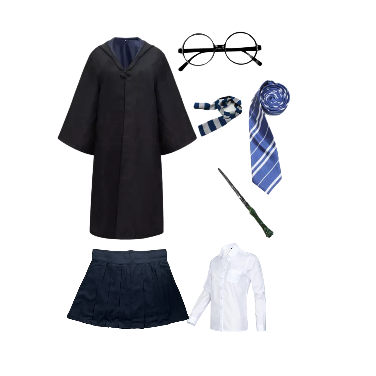 Disfraz Harry Potter/ Hermione Gryffindor Slytherin Ravenclaw Mujer