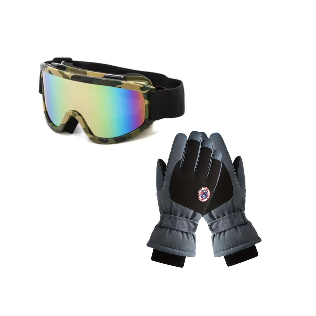 Antiparra  De Nieve Adultos Ski /snowboard+guantes Termicos