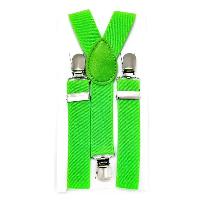 Suspensores Para Adulto Cosplay Verde Fluor Lisa