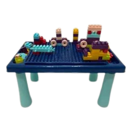 Mesa De Bloques Didactica Construccion 113 Pcs