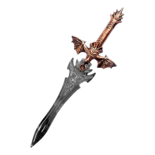 Daga De Juguete Accesorio Disfraz Guerrero Medieval Cosplay Plata-bronce 46