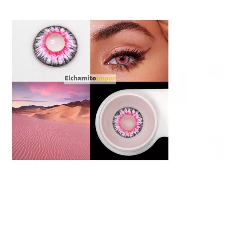 Lentes Contacto Anime Cosplay  Fantasia Halloween