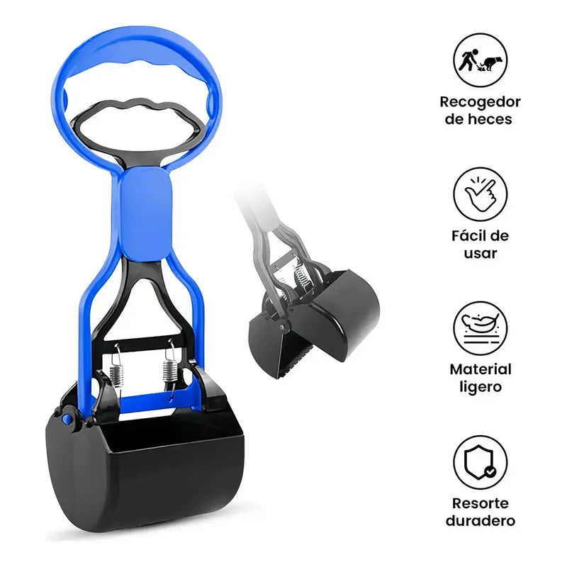 Recogedor Heces Defensor Forever Love Pets Plástico 28cm Celeste