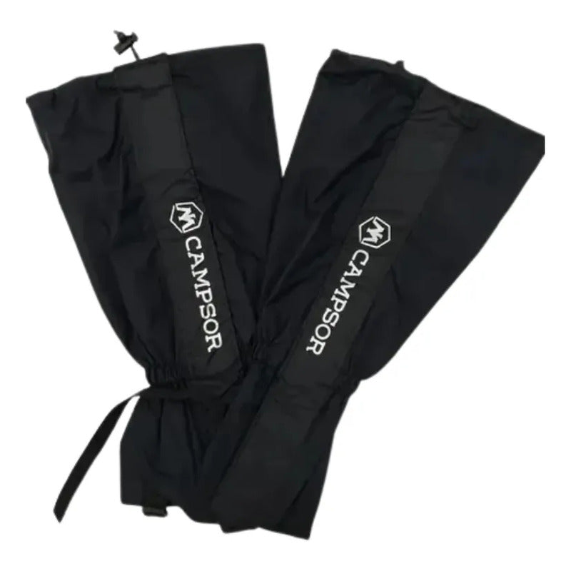 Polainas Trekking Impermeable Nieve Outdoor Montaña Negro One- Size