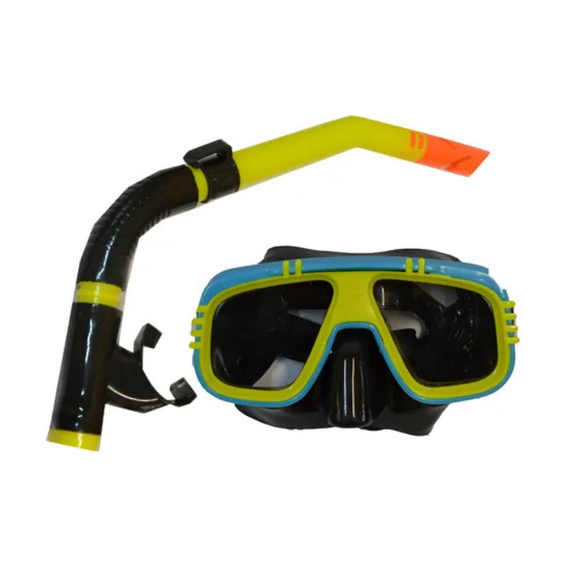 Gafas Buceo Visores De Snorkel Mascara Anti Niebla Amarillo