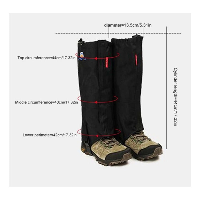 Polainas Impermeable Antidesgarro Resistentes A La Nieve