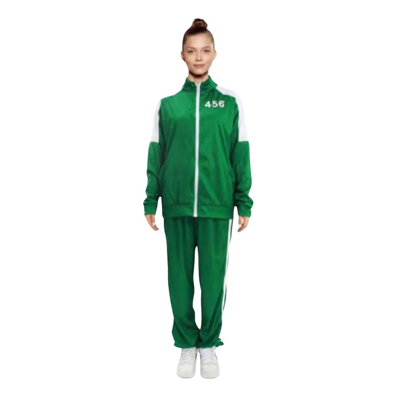 Disfraz De Competidor - Jugador Cosplay Verde Xl