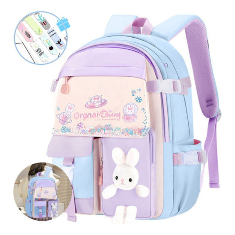 Mochila Escolar Kawaii Juvenil Con Gran Capacidad