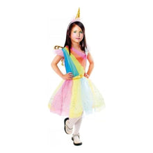 Disfraz De Unicornio Para Niña Vestido Con Alas + Diadema