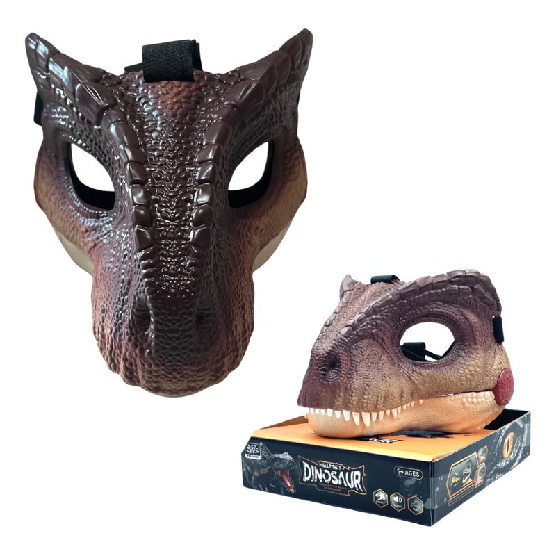 Mascara Infantil De Dinosaurio Tyrannosaurus Disfraz Juguete Café Tyrannosaurus