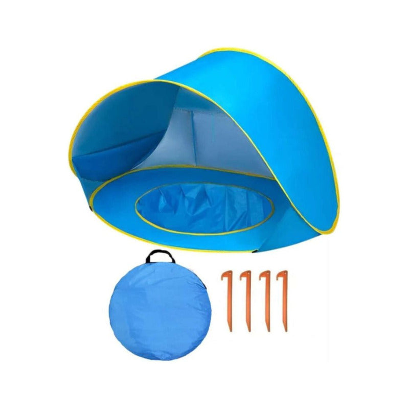 Carpa Niños Piscina Plegable Playa Verano Azul
