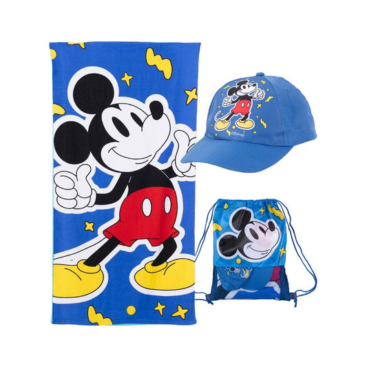 Toalla Playa + Bolso Morral + Jockey Diseños Disney Marvel