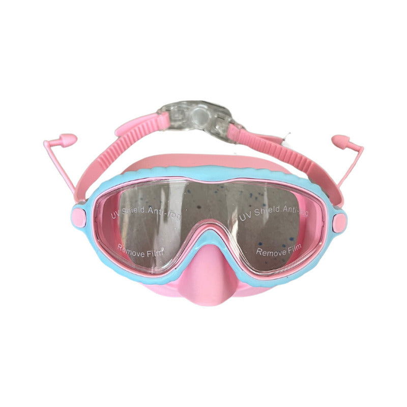 Lentes Natación Niño Gafas De Agua Anti Empañante Unisex Color Rosa