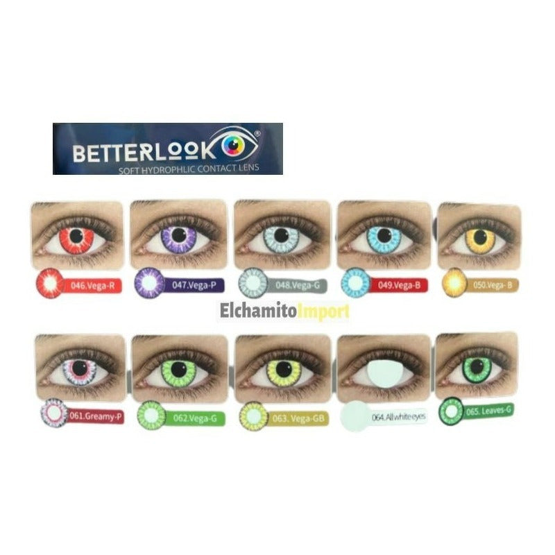 Lentes Contacto Anime Cosplay  Fantasia Halloween