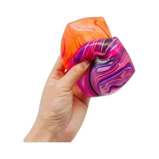 Squishy Cubo De Silicona Antiestrés Multicolor