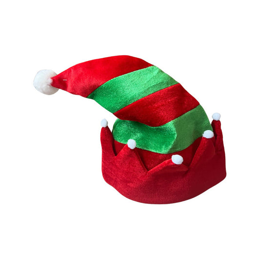 Gorro Duende Espuma-pompones Verde