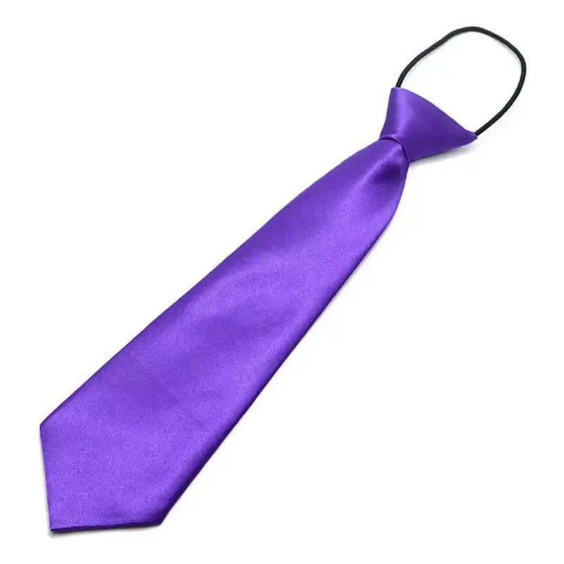 Corbata Violeta Lisa Para Disfraz 36 Cm