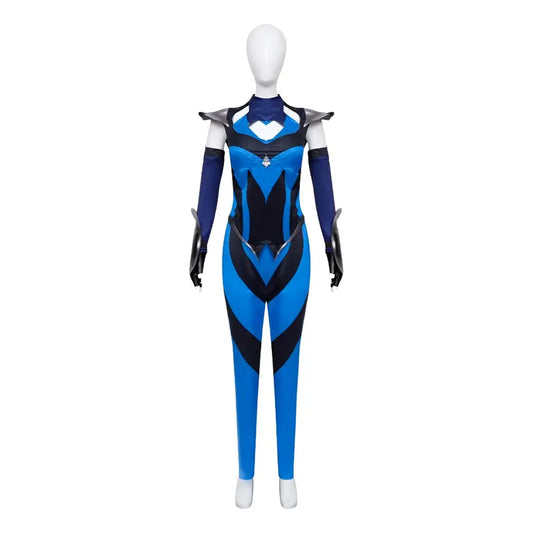 Disfraz Kitana Mortal Kombat Mujer Azul M