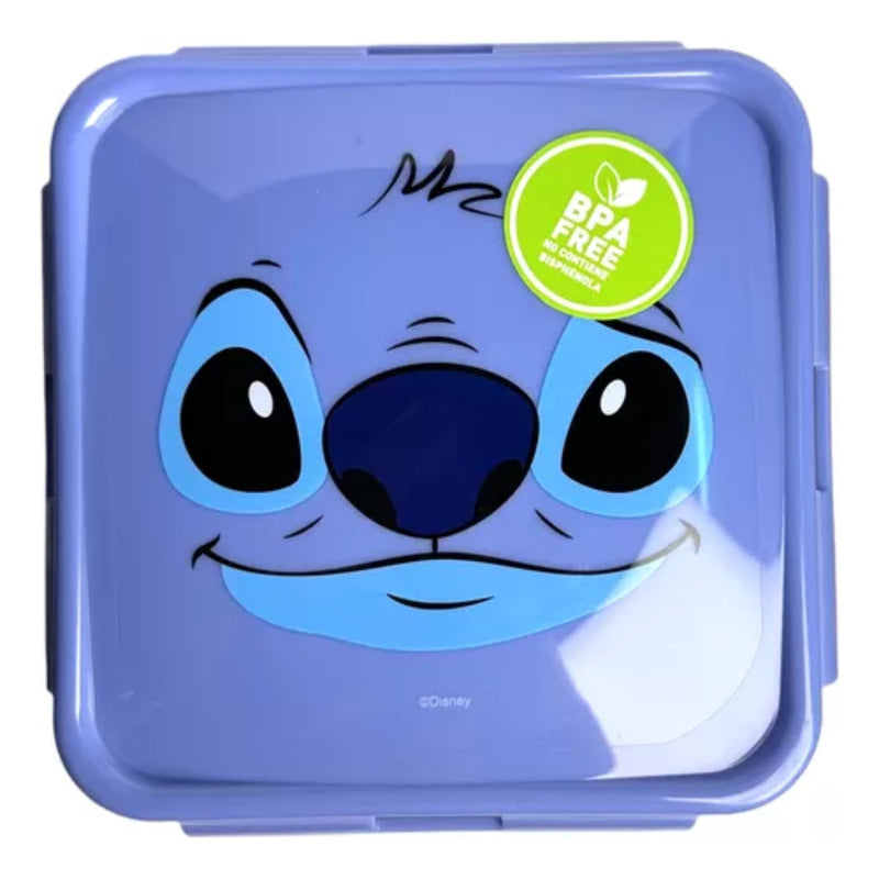 Hermetico Stitch 750 Ml Licencias Infantiles Disney Color Azul Acero
