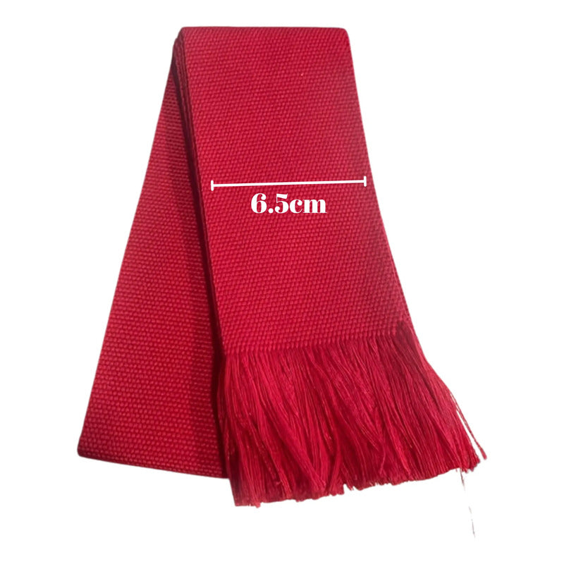 Faja Roja Para Huaso Fiestas Patrias Roja/chica 144x6.5cm