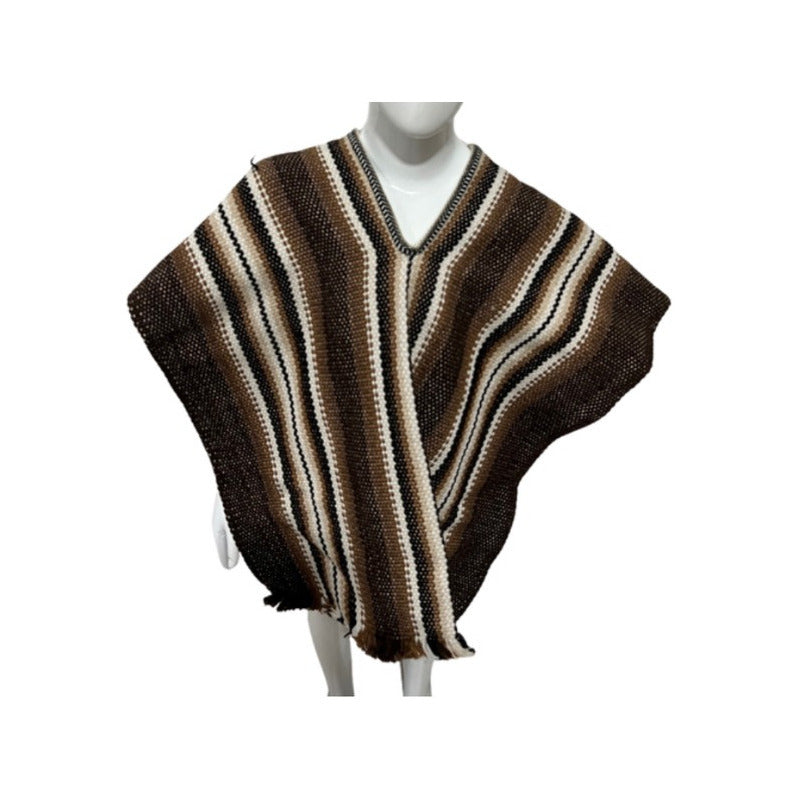 Poncho Mapuche Para Niño