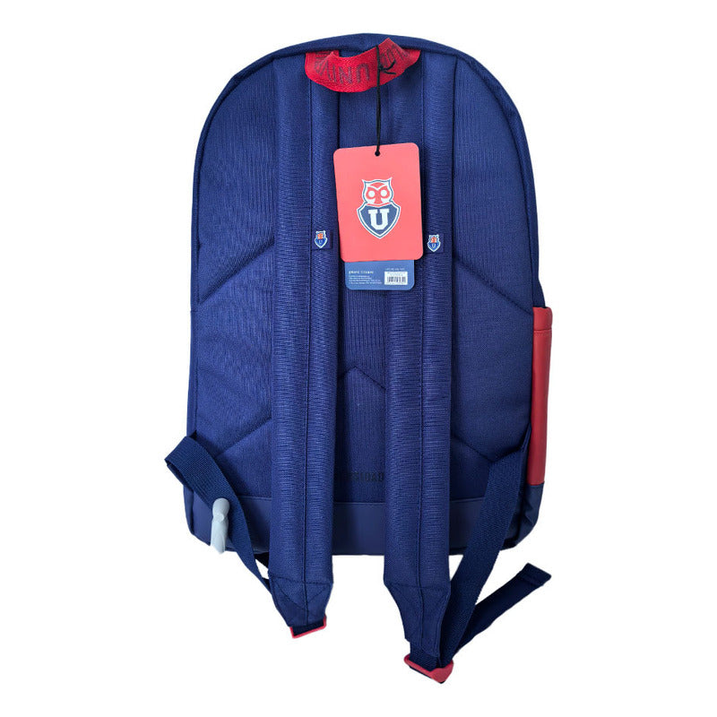 Mochila Escolar Moose U De Chile Con Compartimento Para Notebook De 15  Azul Insignia Al Lado