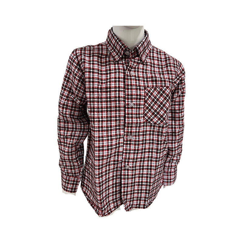 Camisa Cuadrille Trajes Tipicos Fiestas Patrias Niño-juvenil